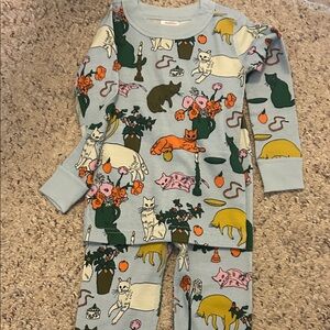Hanna Andersson BAGGU Cat Pajamas 3T